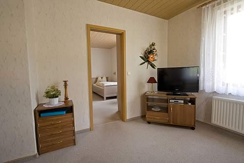 Wohnzimmer mit TV